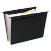 WLJ68205 - Slide-Bar Expanding Pocket File, 13 Sections, 15" Capacity, Letter Size, Black