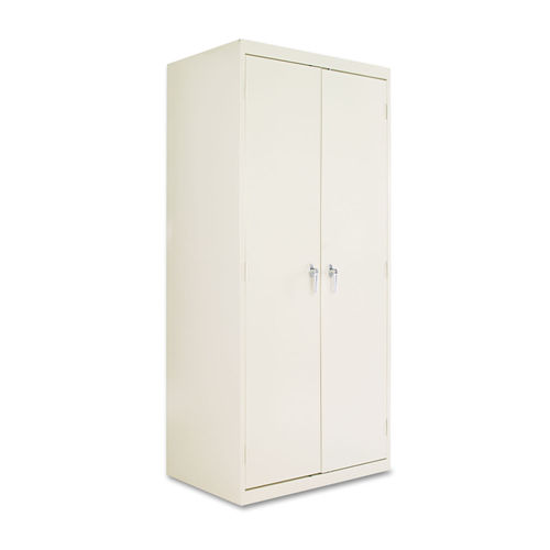 Broom Closet Storage Cabinet with 4 Adjustable Shelves - 36W x 24D x 72H