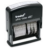 USSE4817 - Printy Economy 12-Message Date Stamp, Self-Inking, 2" x 0.38", Black