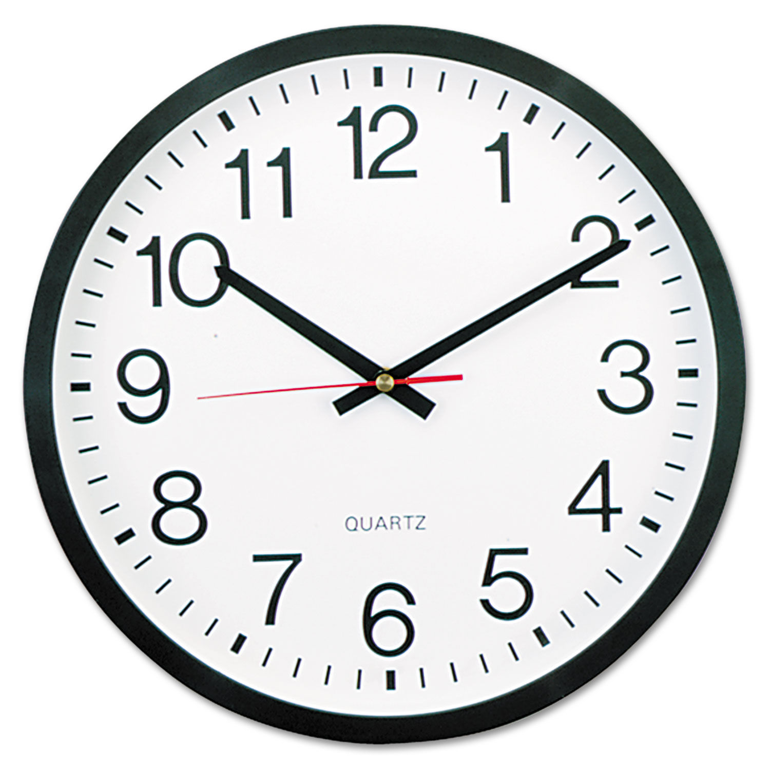 Classic Round Wall Clock By Universal UNV10431 OnTimeSupplies Com   105914.JPG