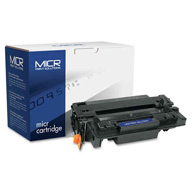 Compatible CE255A(M) (55AM) MICR Toner, 6,000 Page-Yield, Black Compatible CE255A(M) (55AM) MICR Toner, 6,000 Page-Yield, Black