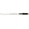 NSN0589978 - 7520010589978 SKILCRAFT Ballpoint Pen, Stick, Medium 1 mm, Black Ink, White Barrel, Dozen
