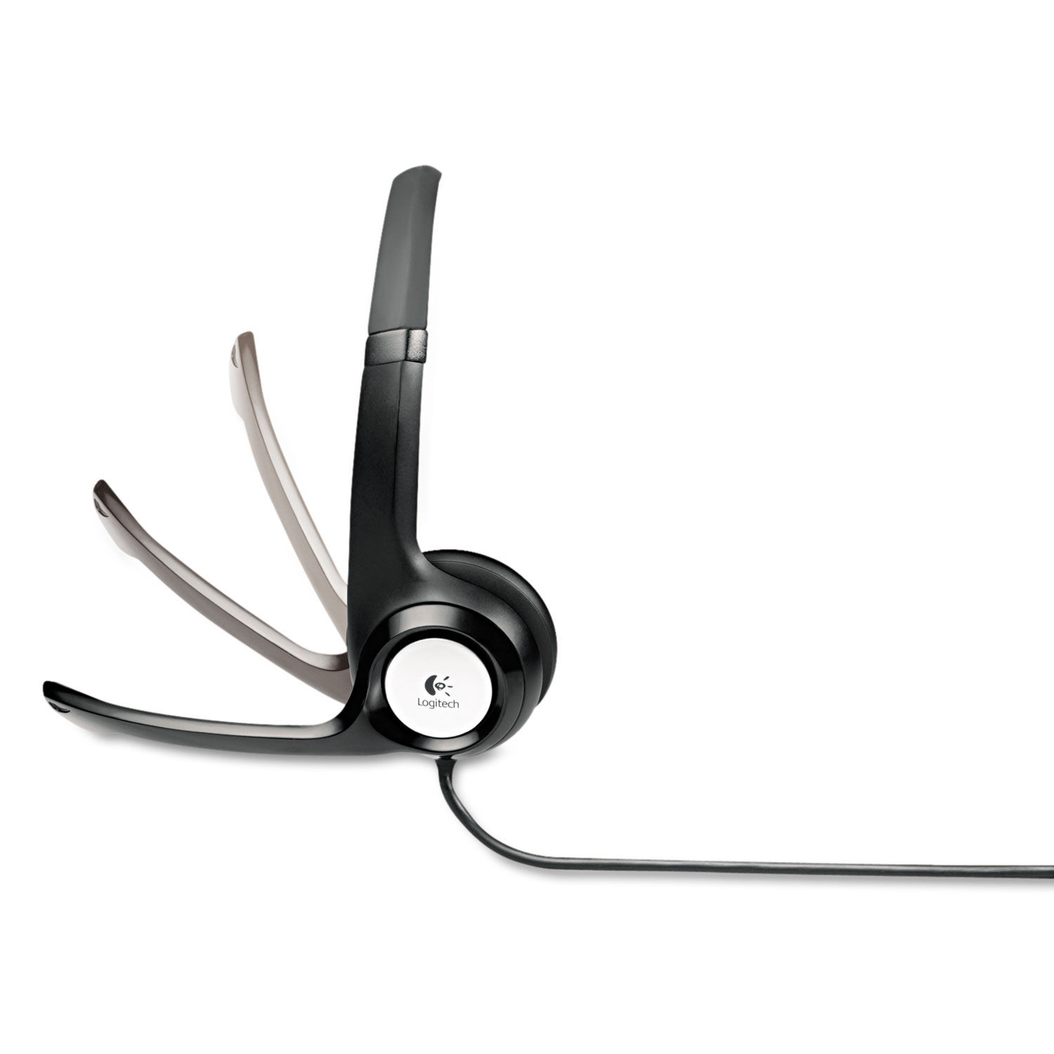 H390 Binaural Over The Head USB Headset with Noise-Canceling Microphone by  Logitech® LOG981000014 