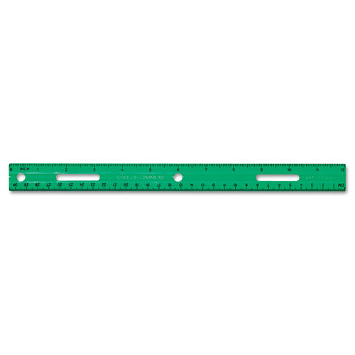 Plastic 12 Inch & Metric Ruler 12 Inch Assorted