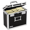 IDEVZ01187 - Locking File Chest, Letter Files, 13.75" x 7.25" x 12.25", Black