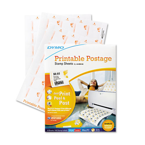 PRINTABLE POSTAGE LABELS by DYMO® DYM1750042 | OnTimeSupplies.com