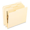 PFXM13U1 - Manila Fastener Folders with Bonded Lesspace Fasteners, 1 Fastener, Letter Size, Manila Exterior, 50/Box