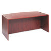 ALEVA227236MC - Alera Valencia Series Bow Front Desk Shell, 71" x 41.38" x 29.63", Medium Cherry