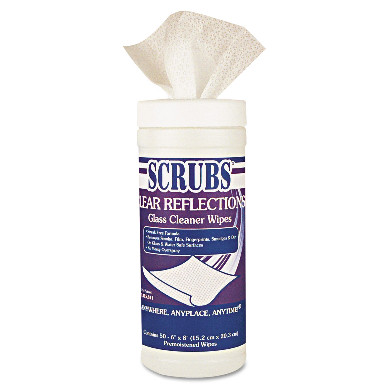 CLEAR REFLECTIONS Glass/Surface Wipes by SCRUBS ...