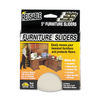 MAS87007 - Mighty Mighty Movers Reusable Furniture Sliders, Round, 5" Diameter, Beige, 4/Pack