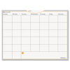 AAGAW502028 - WallMates Self-Adhesive Dry Erase Monthly Planning Surfaces, 24 x 18, White/Gray/Orange Sheets, Undated