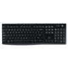 LOG920003051 - K270 Wireless Keyboard, USB Unifying Receiver, Black