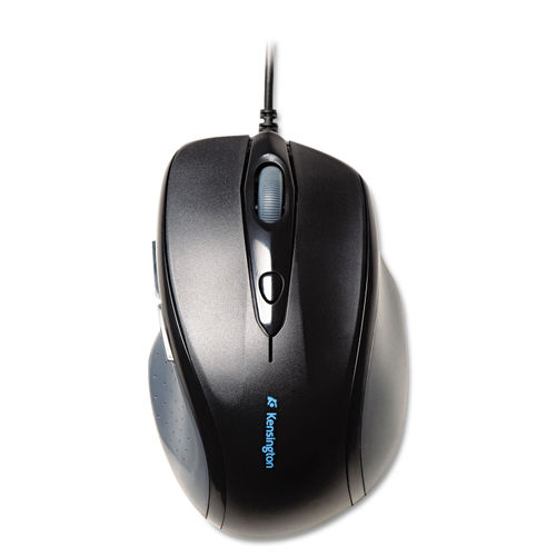 Pro Fit Wired Full-Size Mouse by Kensington® KMW72369 | OnTimeSupplies.com