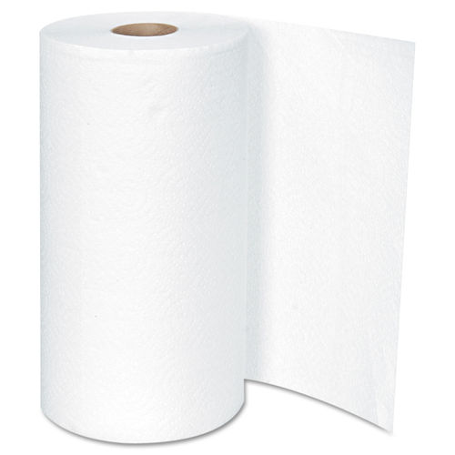 White 100% Recycled 1-Ply Paper Towel Roll (85-Sheets per Roll, 30-Rolls  per Pack)