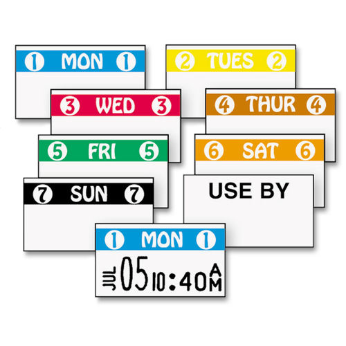 FRESHMARX FREEZX COLOR-CODED LABELS by Monarch 