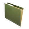 PFX415213 - Reinforced Hanging File Folders with Printable Tab Inserts, Letter Size, 1/3-Cut Tabs, Standard Green, 25/Box