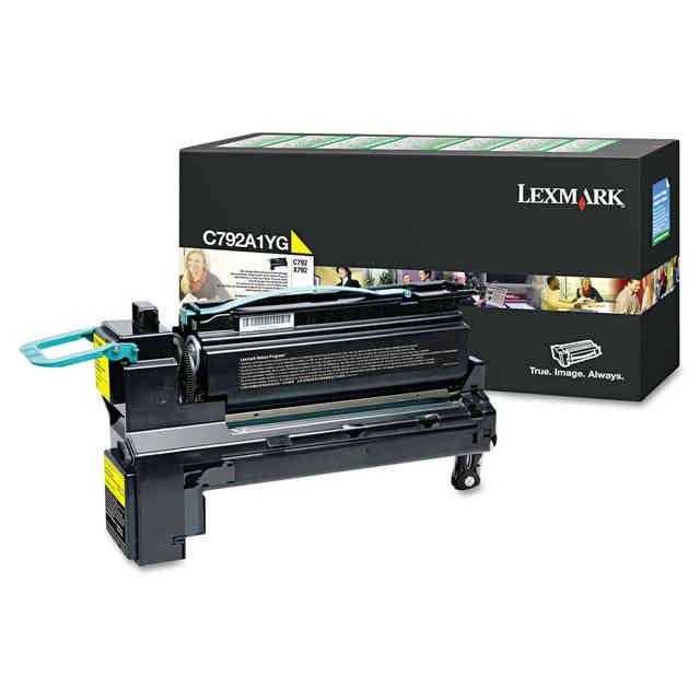 C792A1YG Return Program Toner, 6,000 Page-Yield, Yellow C792A1YG Return Program Toner, 6,000 Page-Yield, Yellow