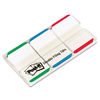 MMM686LGBR - 1" Lined Tabs, 1/5-Cut, Lined, Assorted Colors, 1" Wide, 66/Pack