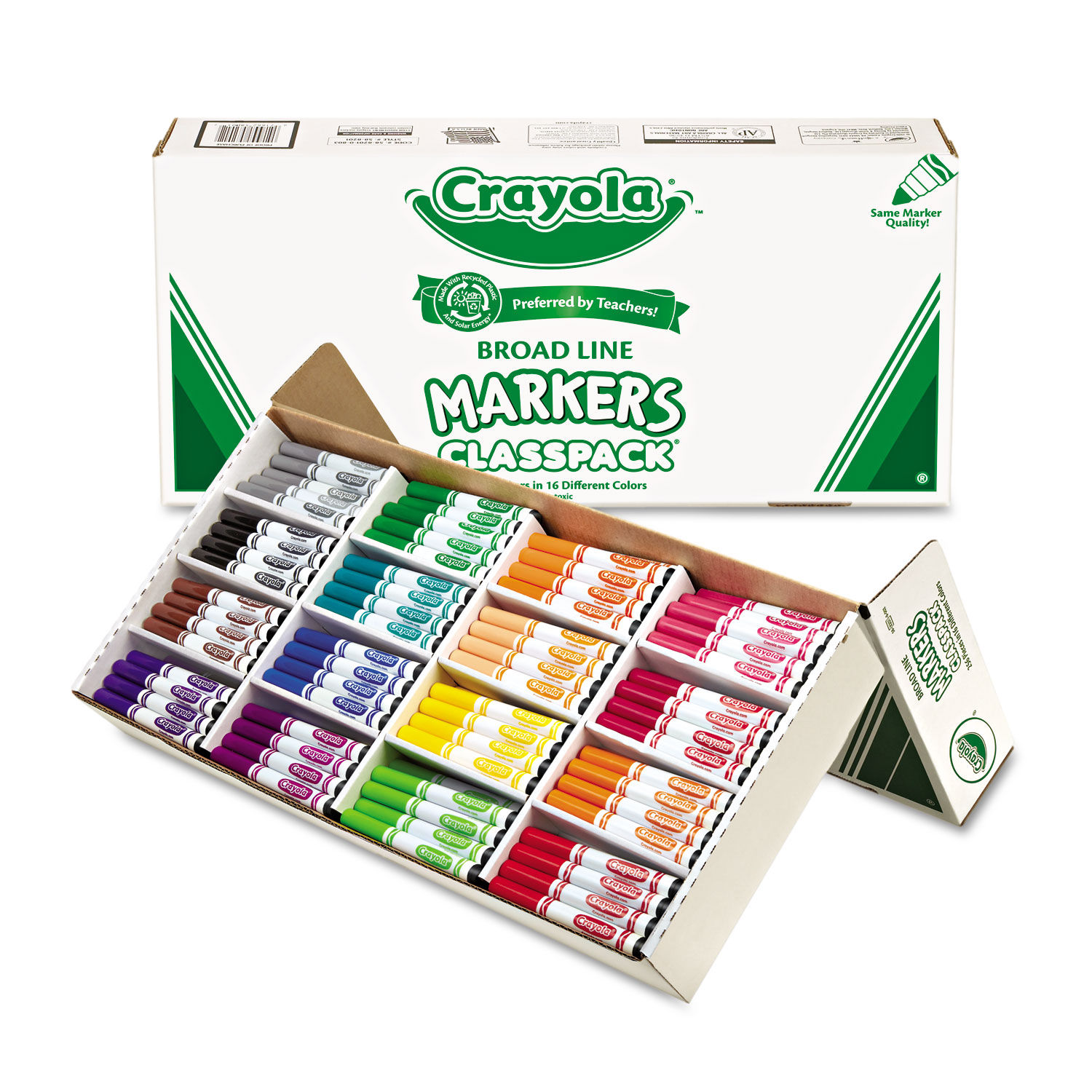 Crayola Fine Line Markers Assorted Classic Classpack Pack Of 10 - Office  Depot