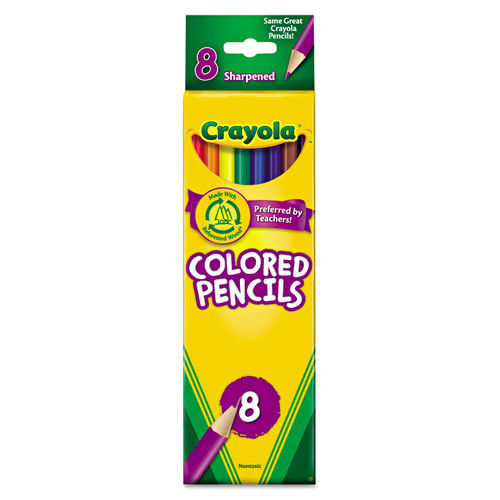 Crayola Colored Pencil Set - Assorted Colors, Set of 12