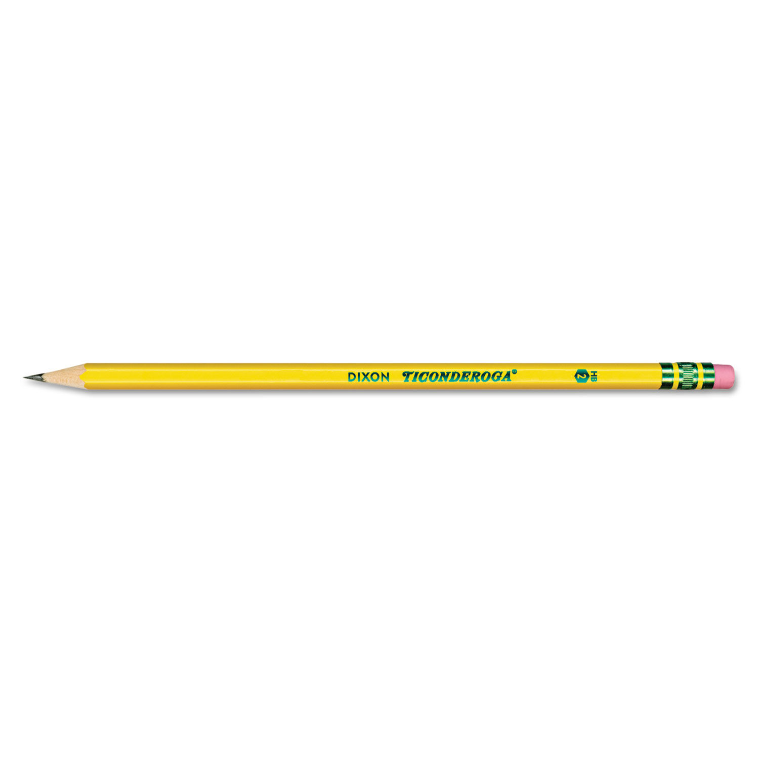 Ticonderoga Pencils 2 Soft Lead Black Barrel Box Of 12 - Office Depot