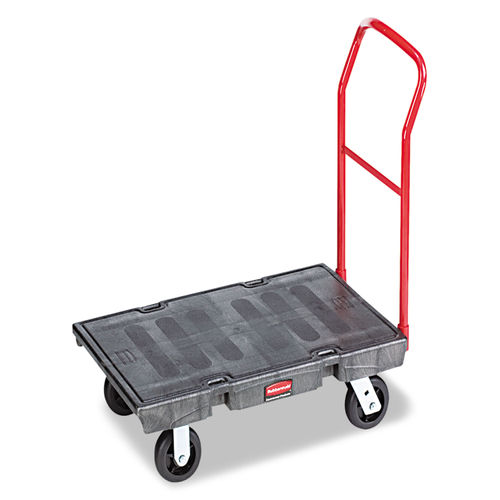 Heavy-Duty Platform Truck Cart by RubbermaidÂ® Commercial RCP443600BK