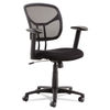 OIFMT4818 - Swivel/Tilt Mesh Task Chair with Adjustable Arms, Supports Up to 250 lb, 17.72" to 22.24" Seat Height, Black