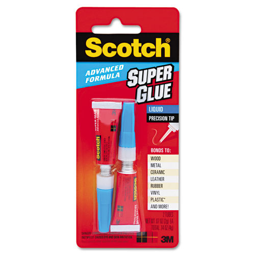 Single Use Super Glue Advanced Formula Liquid by Scotch® MMMAD121