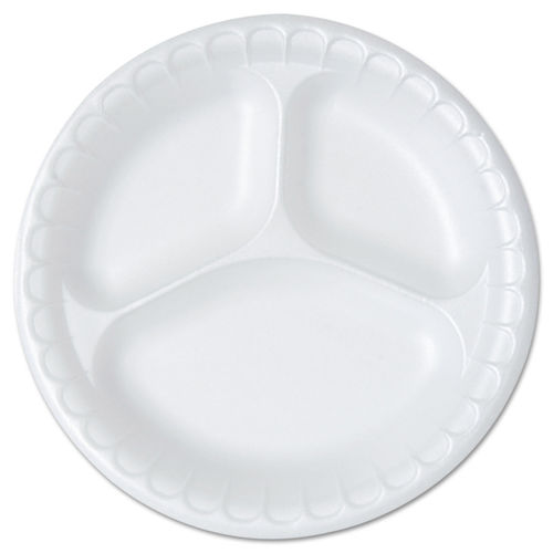 Hefty Soak Proof Tableware, Foam Plates, 8 7/8 Dia, 100/Pack