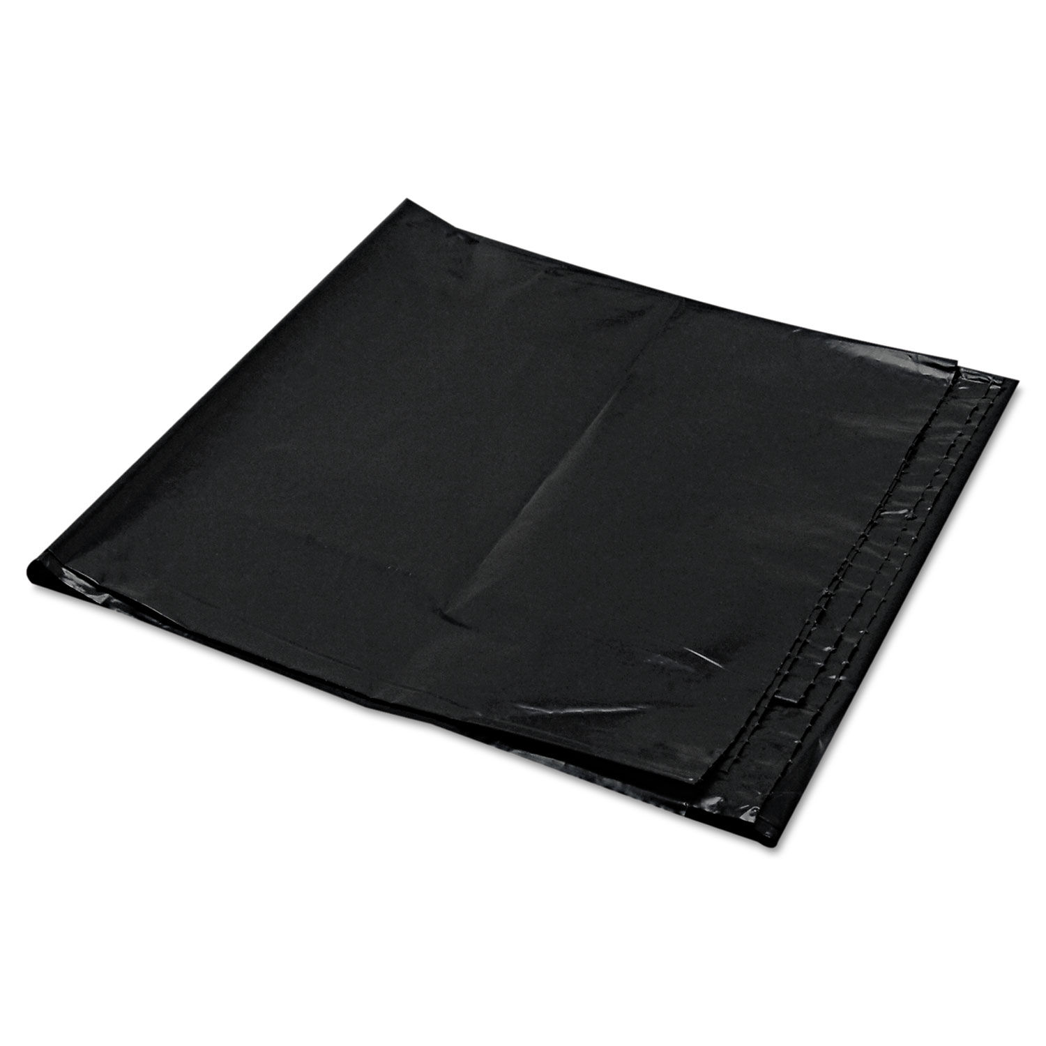 Trinity Plastics Low-Density Can Liners, 20 gal, 1.5 mil, 30 x 36, Black, 100/Carton