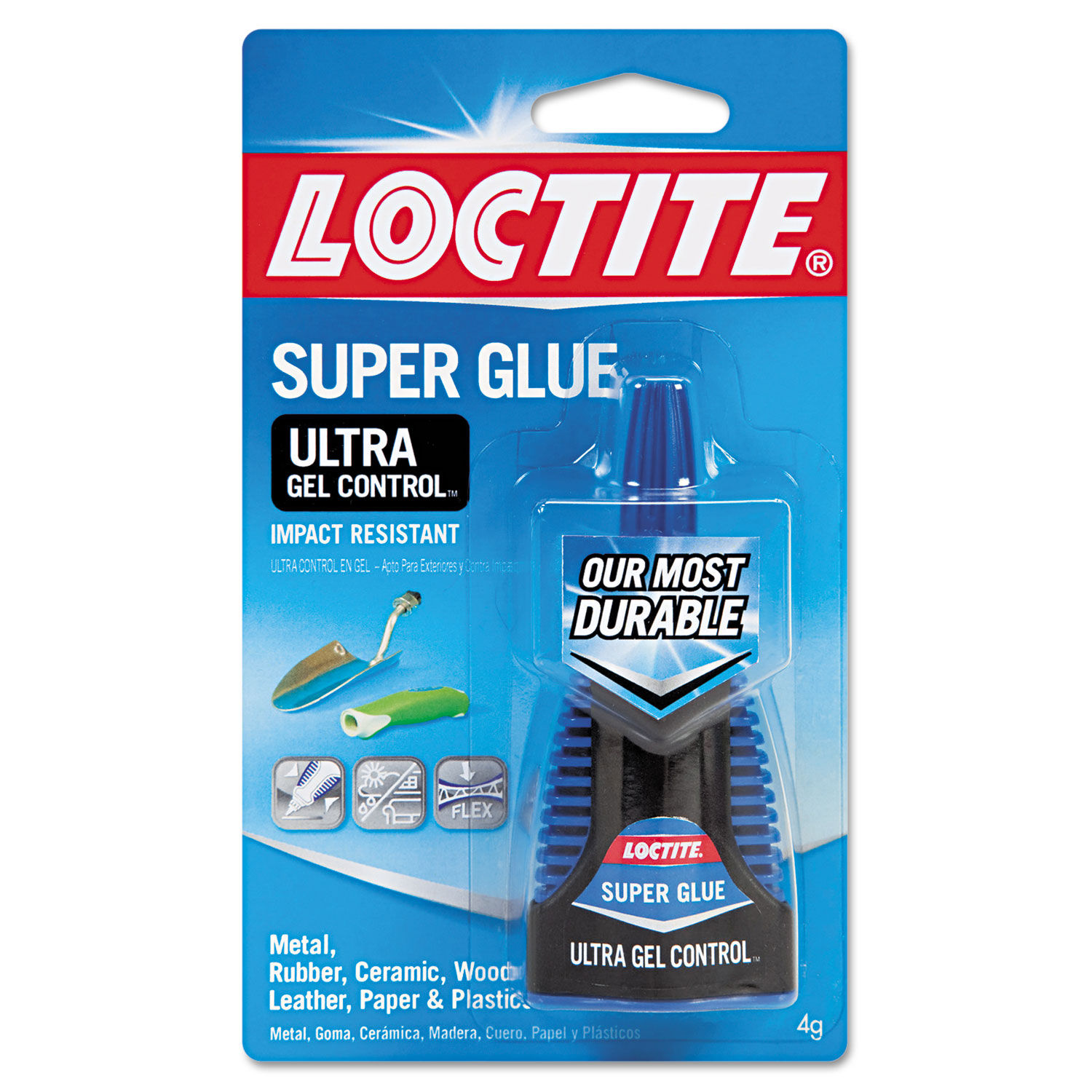 Loctite Ultra Gel Control Super Glue 0.14 Oz Clear - Office Depot