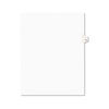 AVE01408 - Preprinted Legal Exhibit Side Tab Index Dividers, Avery Style, 26-Tab, H, 11 x 8.5, White, 25/Pack, (1408)