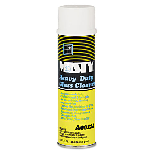 AMR1001482 Heavy-Duty Glass Cleaner, Citrus, 20oz Aerosol, 12/Carton