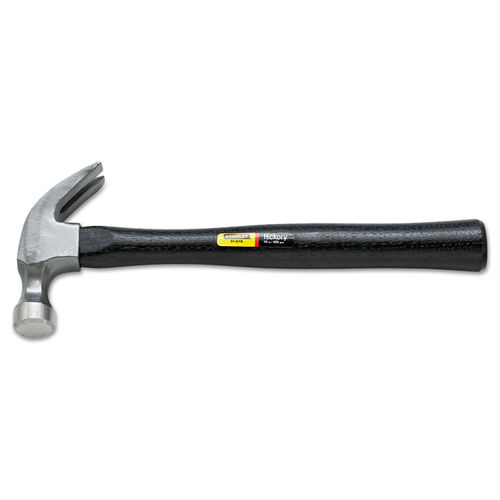 Stanley 16 Oz. Smooth-Face Curved Claw Hammer with Hickory Handle