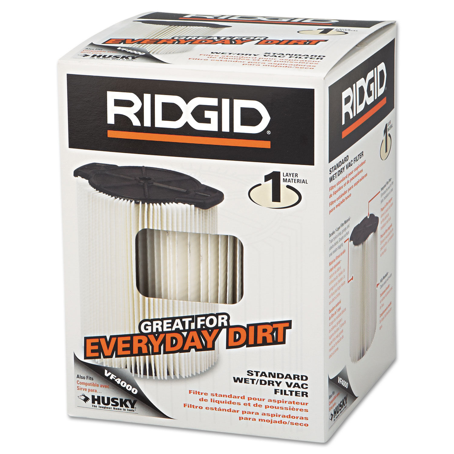 Standard Pleated Paper Vacuum Filter by RIDGID® RID72947