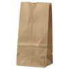 BAGGK2500 - Grocery Paper Bags, 30 lb Capacity, #2, 4.31" x 2.44" x 7.88", Kraft, 500 Bags