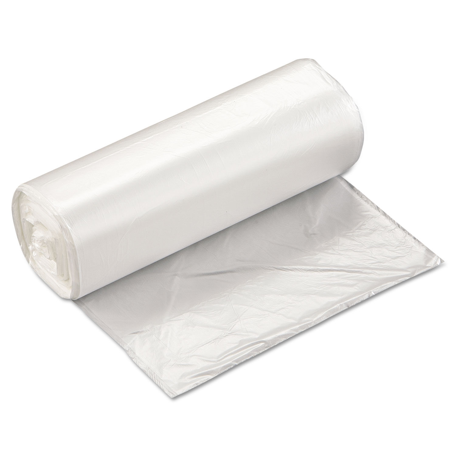 24 x 33 Clear Trash Bags (1000 Bags) (6 Micron)