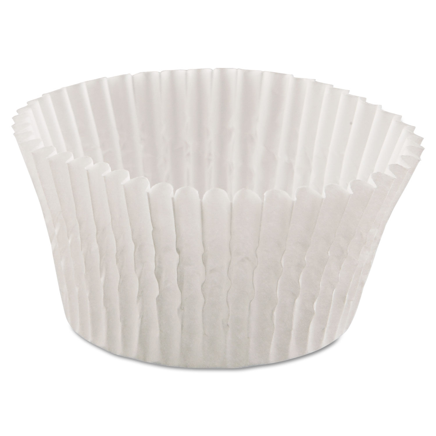 4 in White Fluted Baking Cups 10000 ct.