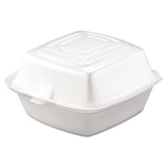 Pactiv RPET Clear 6 Count Cupcake Container with High Dome Lid, 64 Ounce Capacity -- 125 per Case