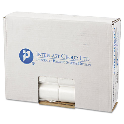 High Density Can Liners, 7-10gal, 8 microns, 24 x 24, Natural, 1000/Carton