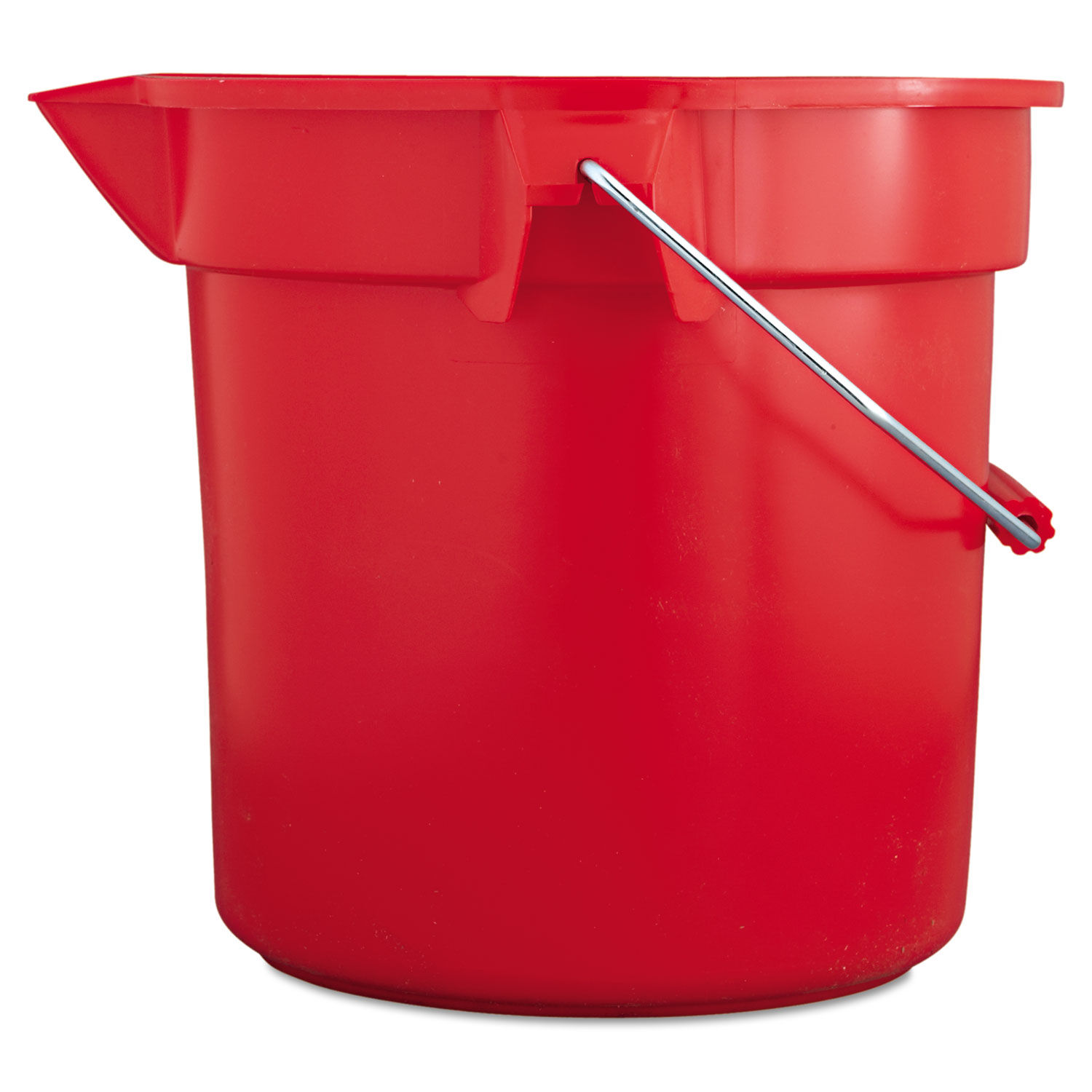 Rubbermaid Commercial Brute Round Container, Red, Size: NA