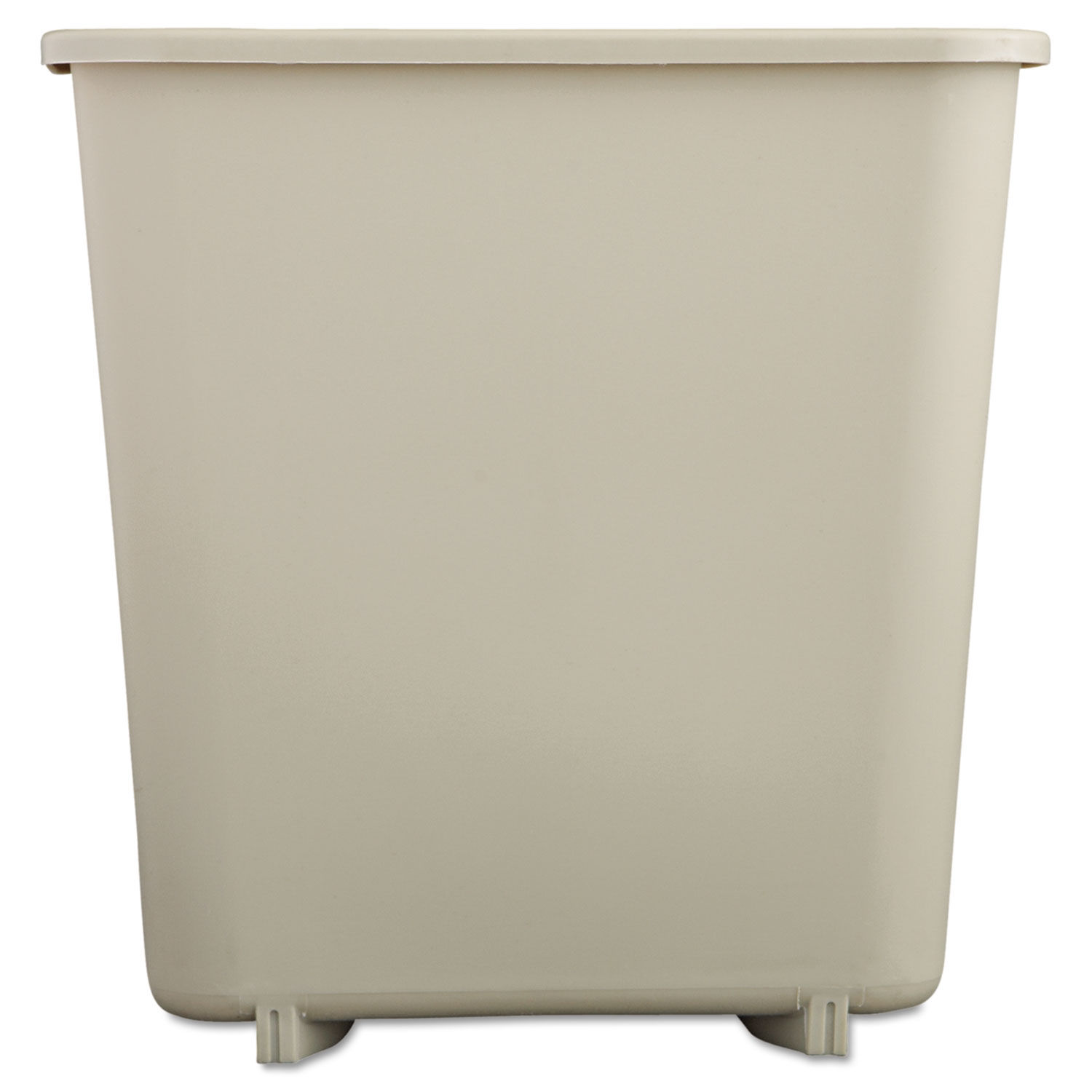 Rubbermaid Commercial Products 7 Gal. Black Plastic Rectangular Deskside  Trash Can RCP295600BK - The Home Depot