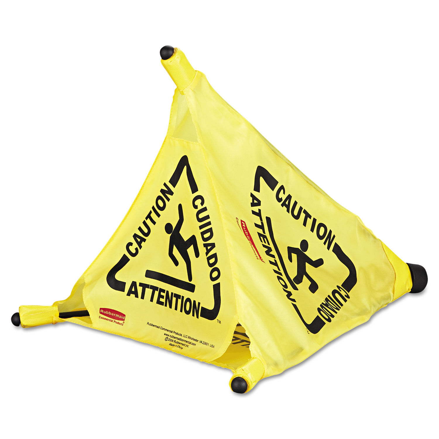 Multilingual Pop-Up Safety Cone by Rubbermaid® Commercial