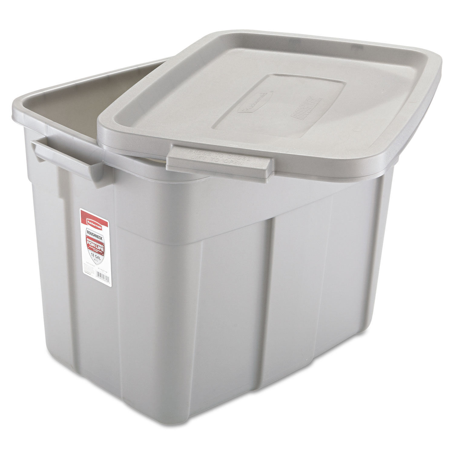 Rubbermaid Roughneck Tote 18 Gallon Stackable Storage Container w