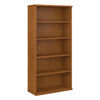 BSHWC72414 - Series C Collection Bookcase, Five-Shelf, 35.63w x 15.38d x 72.78h, Natural Cherry