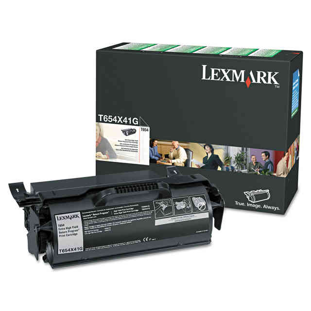 T654X41G Extra High-Yield Toner, 36,000 Page-Yield, Black T654X41G Extra High-Yield Toner, 36,000 Page-Yield, Black