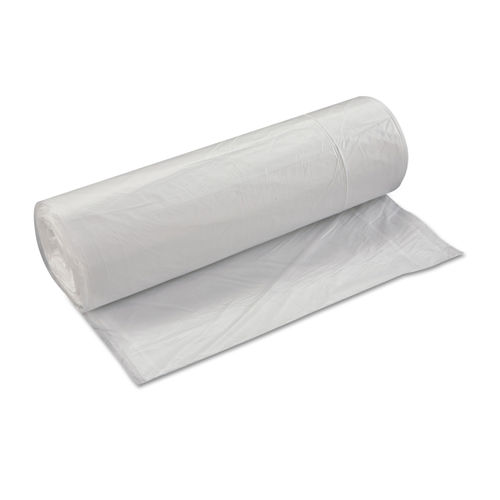 56 Gallon Hi Density Clear Trash Can Liner - 43 X 48