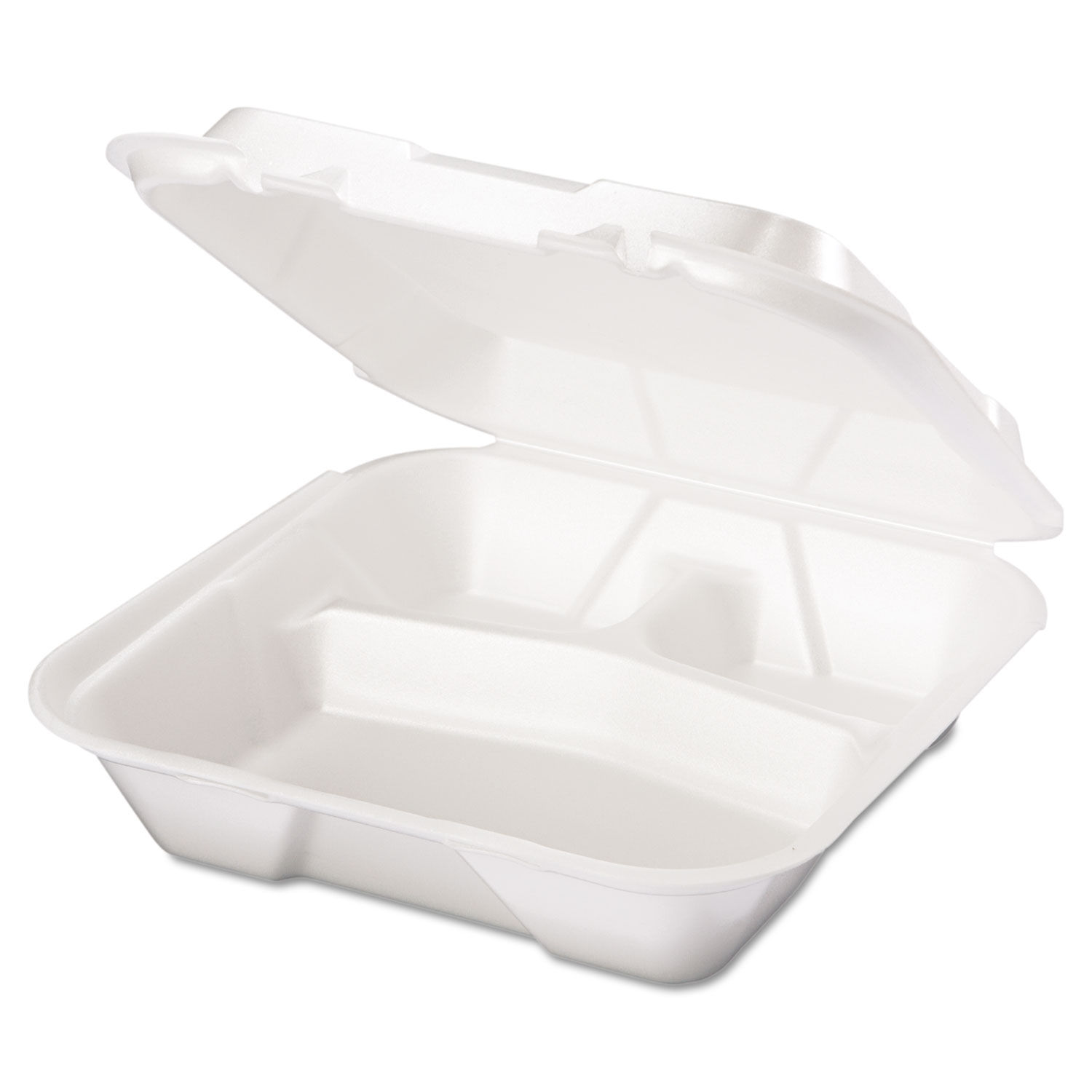 Genpak Medium Black Snap It Foam Container