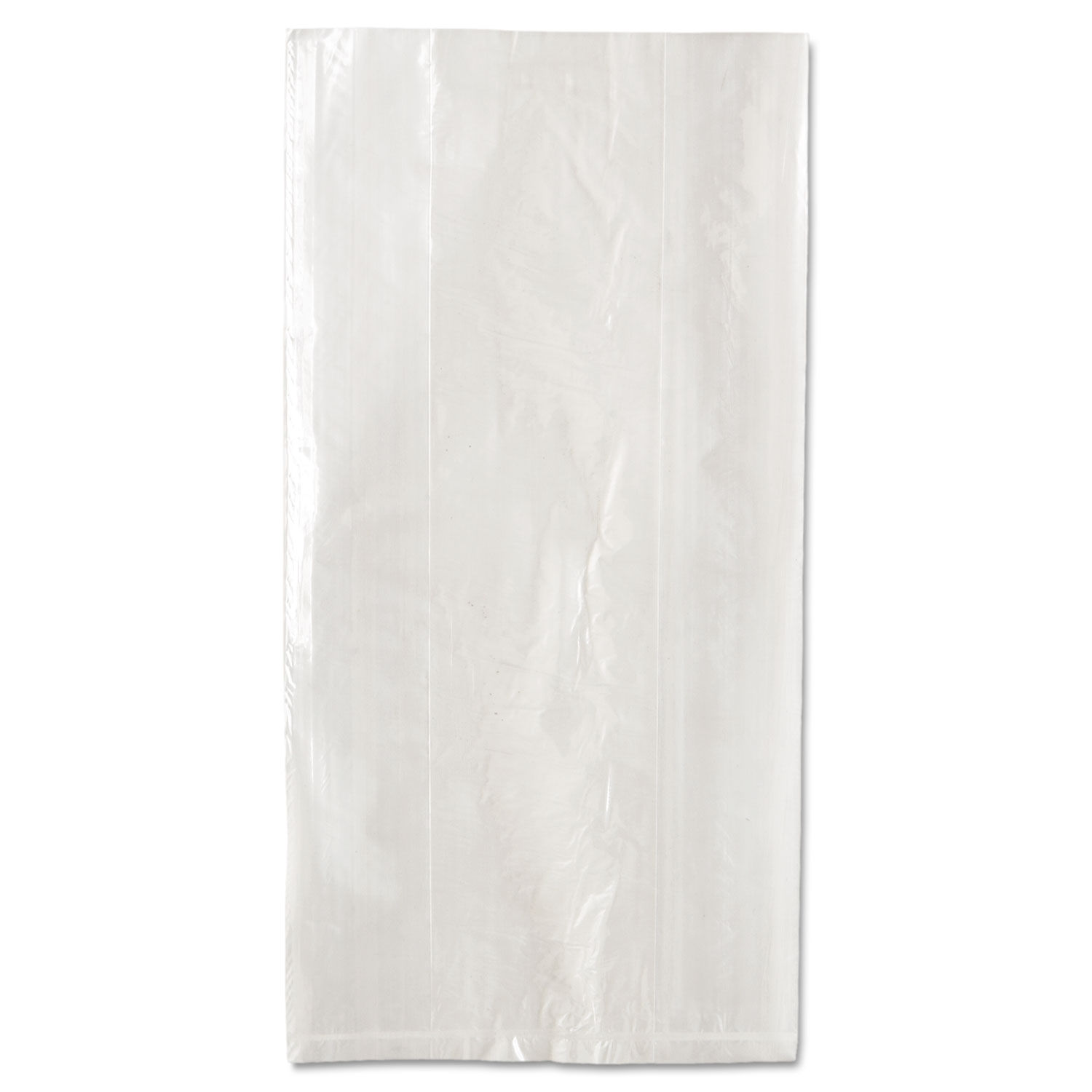 Inteplast Food Bags, 22 qt, 1 mil, 10 x 24, Clear, 500/Carton