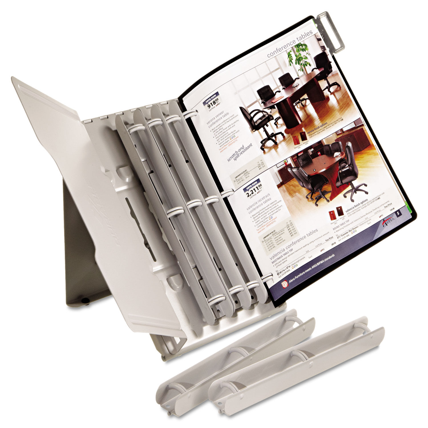 Desk-Mounted Catalog Rack by Durable® DBL595010 | OnTimeSupplies.com